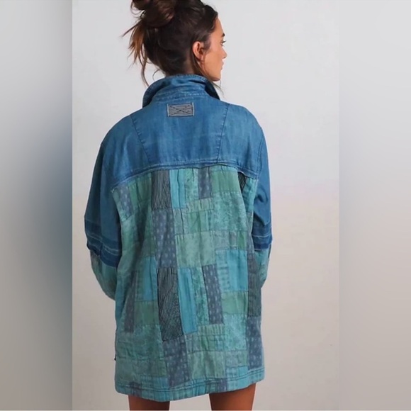 NWOT FREE PEOPLE We The Free SOLD OUT Heritage Quilted Shirt SZ: S - Picture 5 of 7